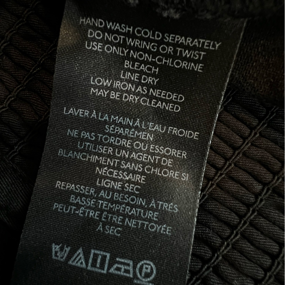 Anthropologie Puff-Sleeve Off-The-Shoulder Moto Blouse by Pilcro Small Black NWT - Picture 12 of 13